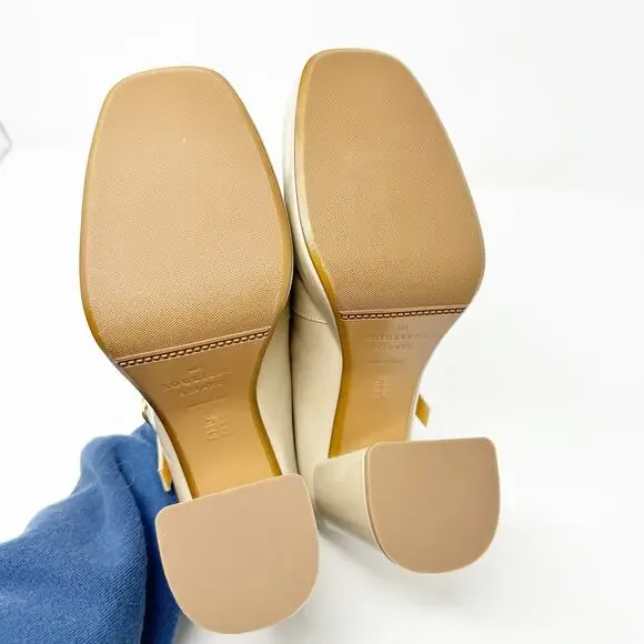 Sezane Beige Patent Leather Heels - Picture 10 of 12